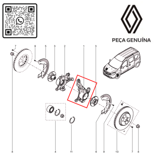 RN 54652R MANGA DE EIXO DIANTEIRO ESQUERDO KANGOO II 2022... 400154652R -5-